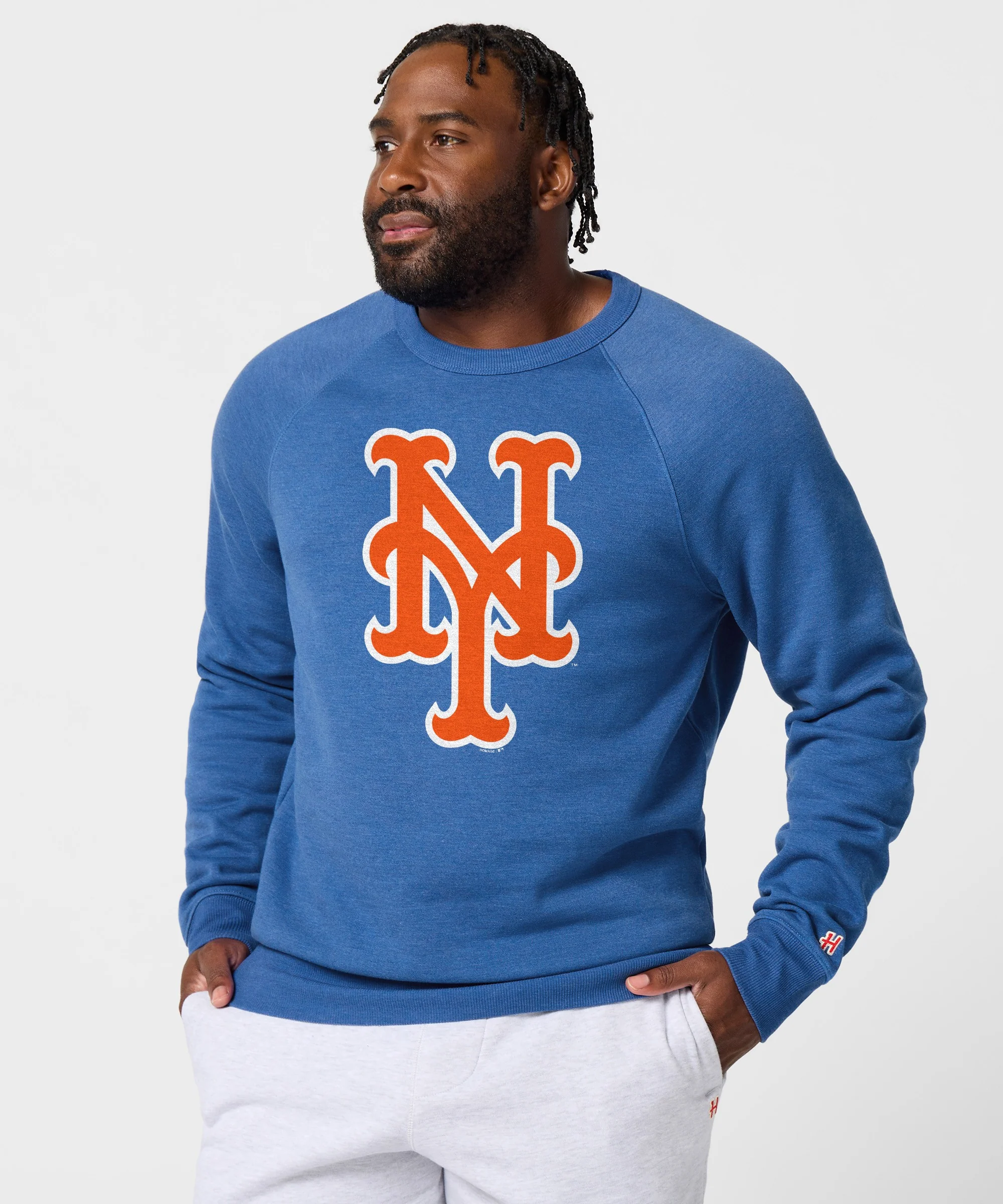 New York Mets Cap Logo '13 Crewneck - Image 3
