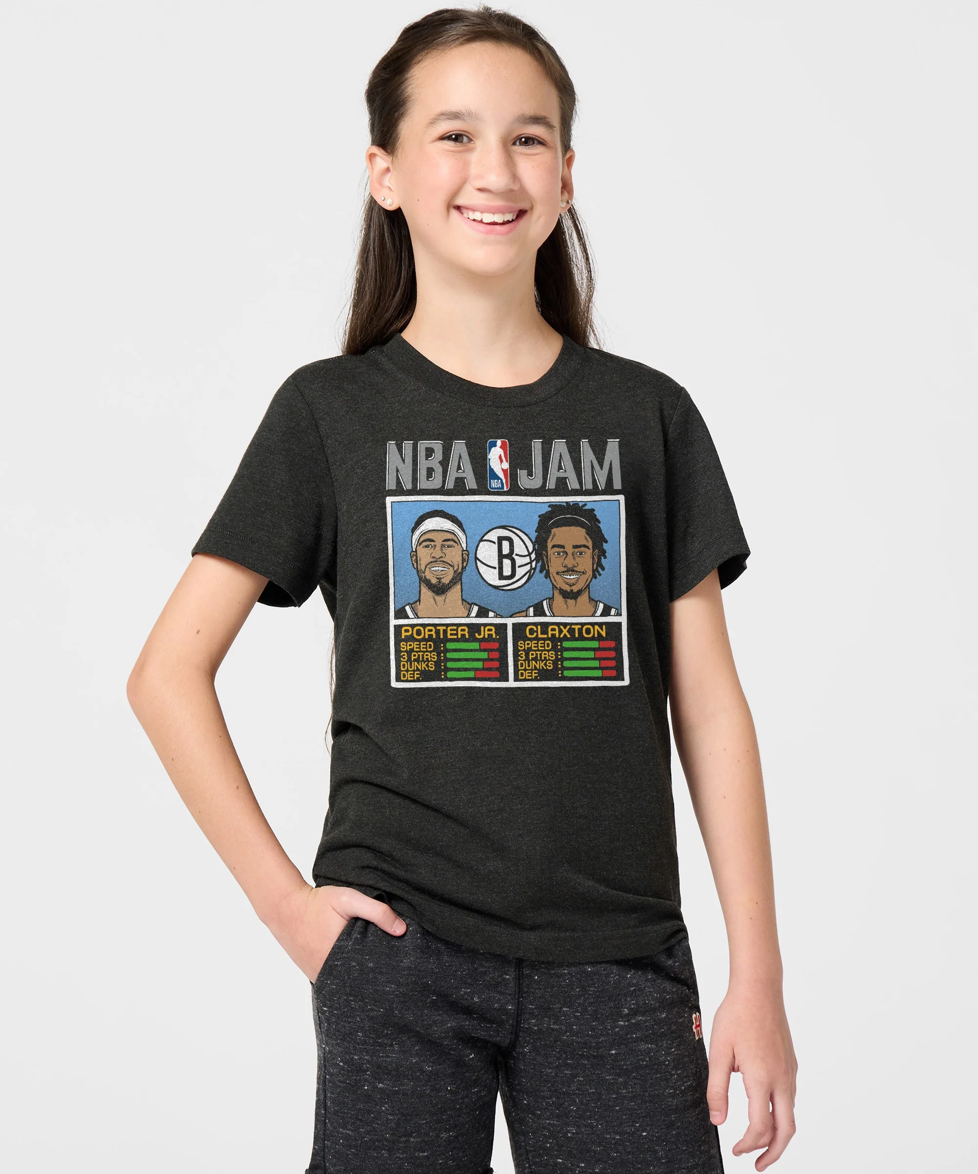 Youth NBA Jam Nets Porter Jr. And Claxton - Image 3